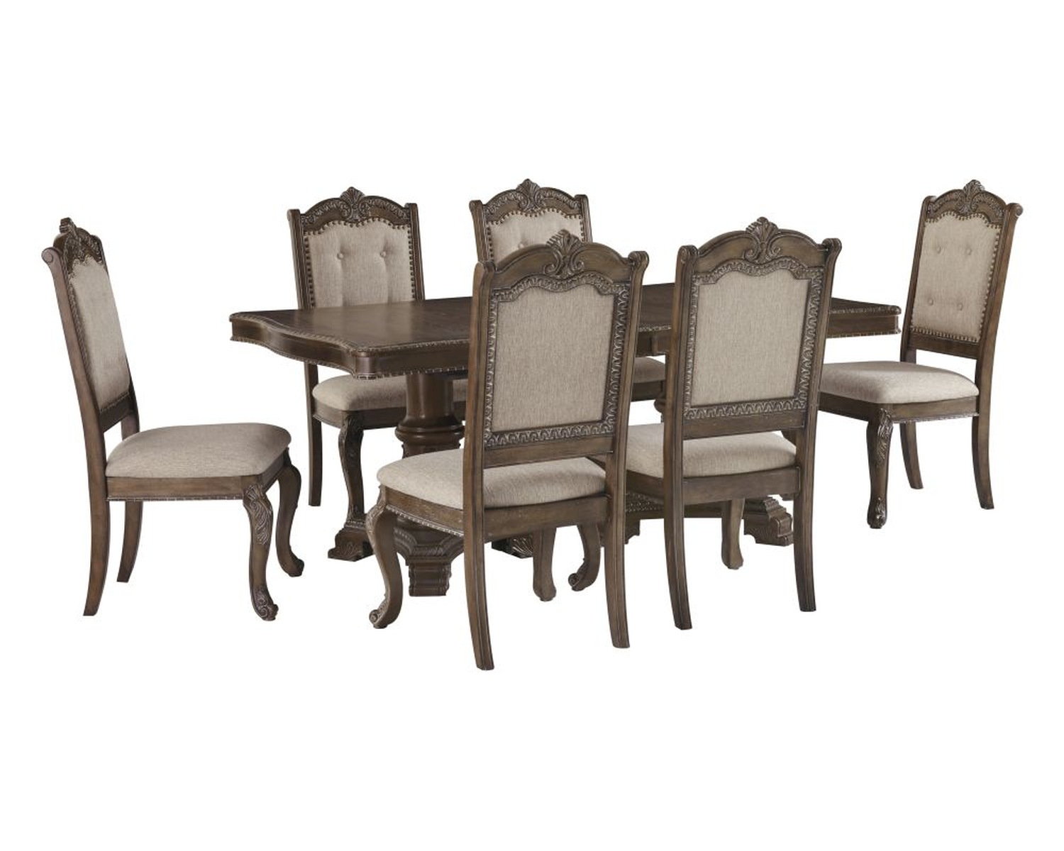 Комплект Charmond: стол раскладной и 6 стульев