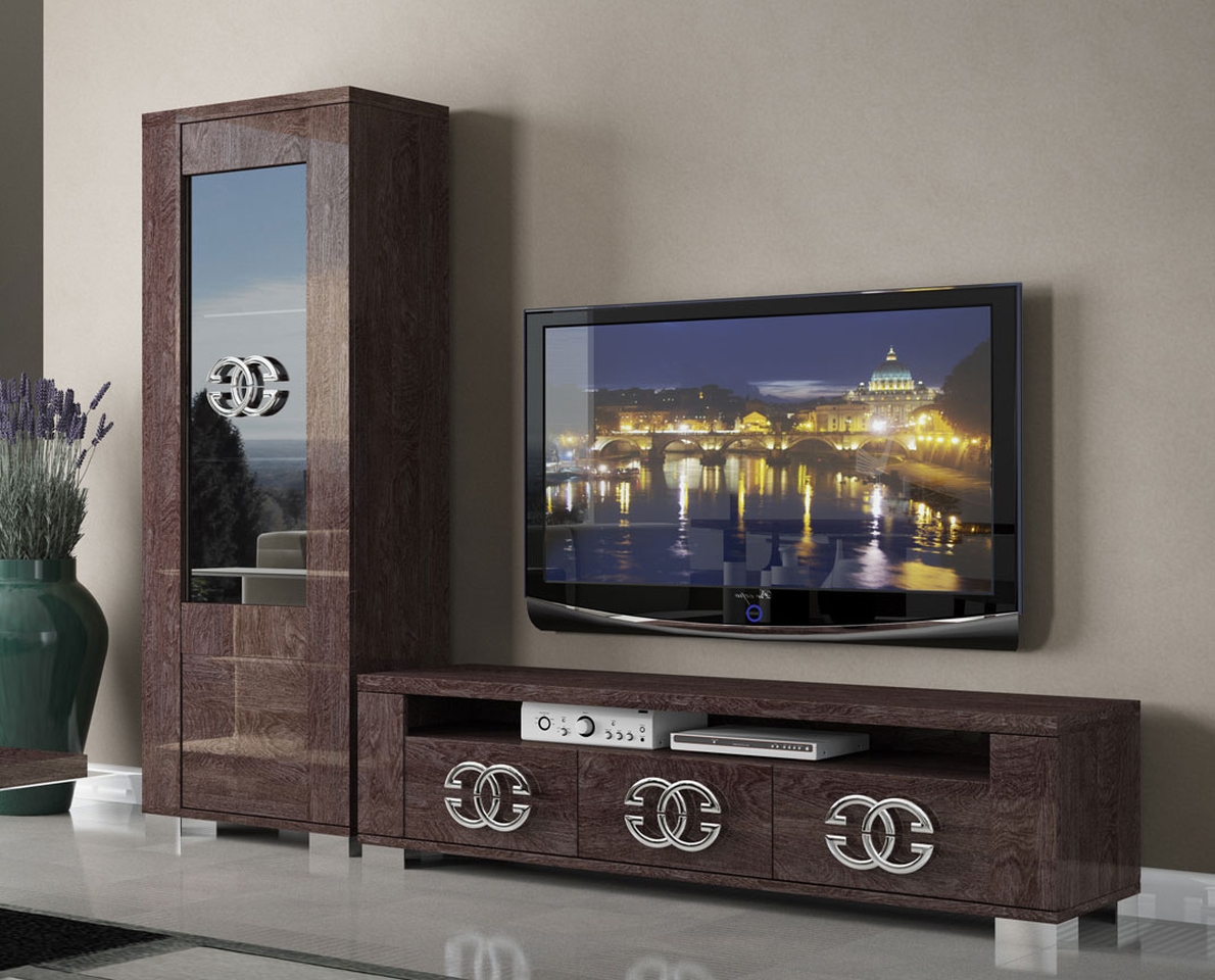 Витрина PRESTIGE UMBER BIRCH правая