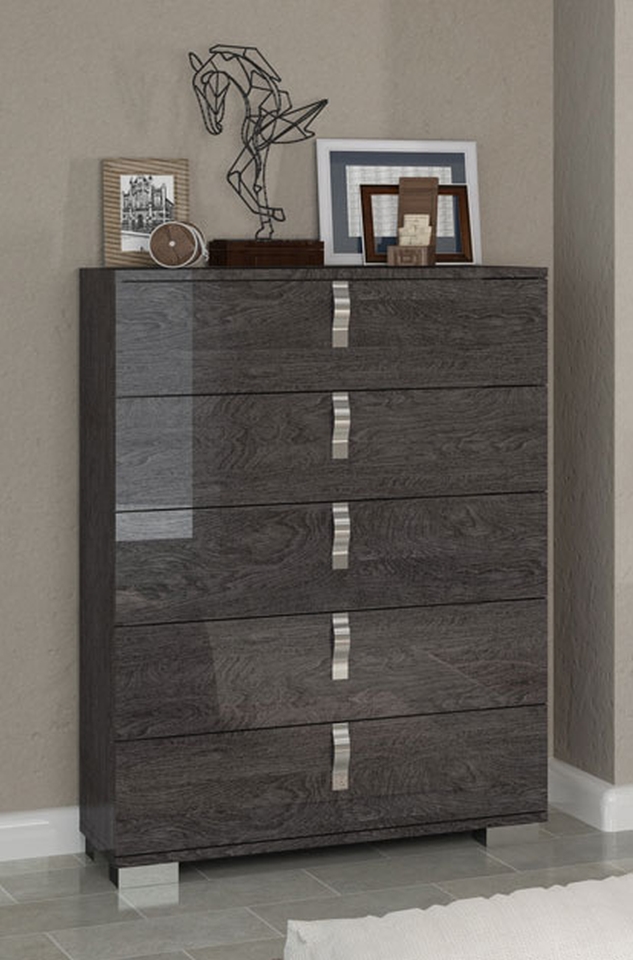 Высокий Комод SARAH GREY BIRCH