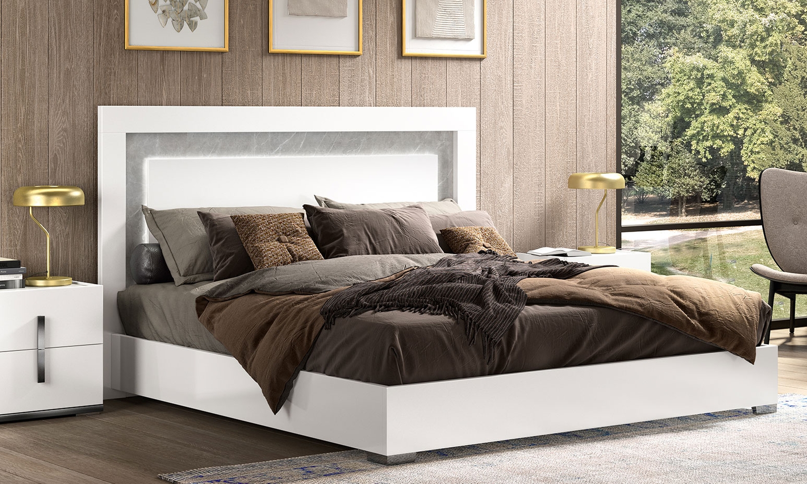Кровать двуспальная MARA 154